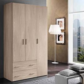 Armadio 3 ante con 2 cassetti