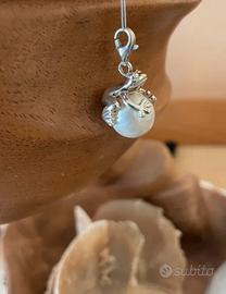 Charm Thomas Sabo Rana Frog su Perla ciondolo