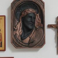 Arte Sacra bassorilievo Volto di Cristo Ecce Homo
