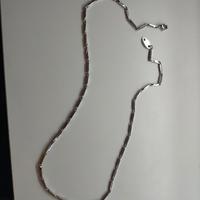 collana acciaio unisex 50 cm
