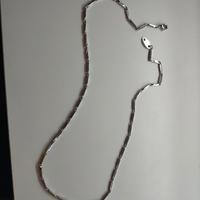 collana acciaio unisex 50 cm 