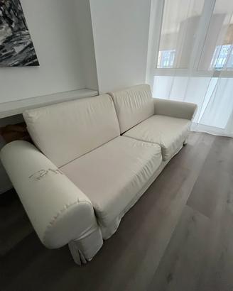 Divano letto ecopelle