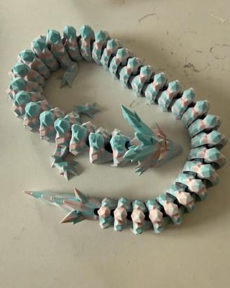 Drago snodabile stampato in 3d