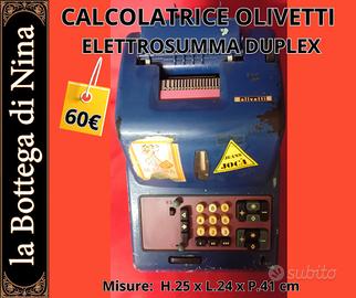 Calcolatrice  Olivetti Elettrosumma Duplex 24