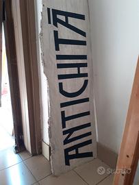 insegna in legno ANTICHITÀ