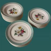 Servizio piatti da 12  , vintage color tiffany