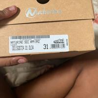 Sandali bambina naturino color fucsia nuovi