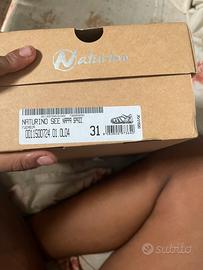 Sandali bambina naturino color fucsia nuovi