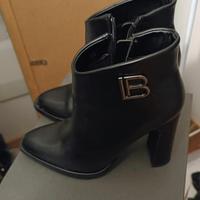 tronchetti neri tacco 11 cm Laura Biagiotti 