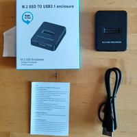 Case SSD M.2 NVMe 10Gbps - Nuova