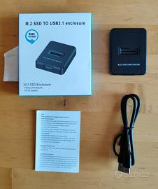 Case SSD M.2 NVMe 10Gbps - Nuova