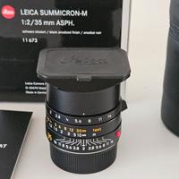 Leica M Summicron 35 Asph ultimo tipo Come nuovo
