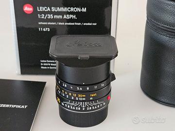 Leica M Summicron 35 Asph ultimo tipo Come nuovo