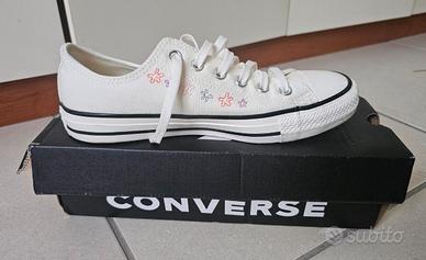 Scarpe Donna Converse Originali 38 Crema