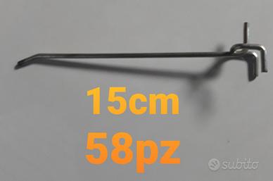 Ganci per espositori lunghezza 15cm (58pz)