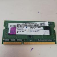 Memoria ram Kingston da 1GB DDR3 PC3-10600S