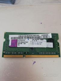 Memoria ram Kingston da 1GB DDR3 PC3-10600S