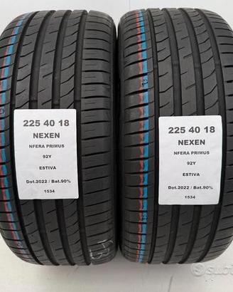 2 gomme 225 40 18 nexen a1534
