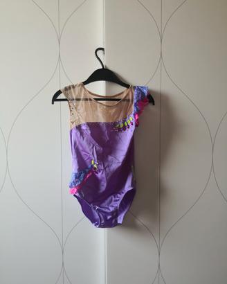 Body con paiet e brillantini