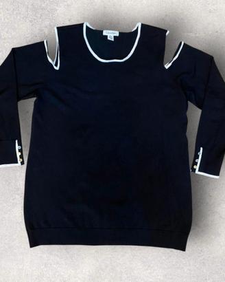 Maglione con spalle scoperte