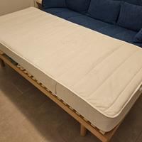Rete e materasso Ipoh 90x200