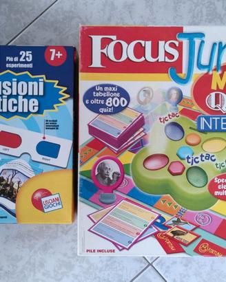 Focus Junior Giochi Illusione Ottiche & Mega Quiz