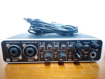 Scheda Audio Behringer U-Phoria UMC 204HD