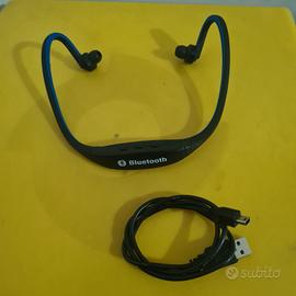 cuffia blutut sport corsa passeggiata bici bicicle