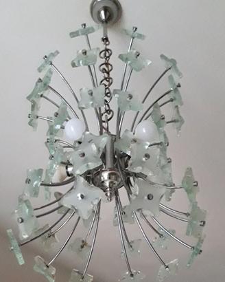 Lampadario Sputnik Chandelier by Fontana Arte, Ita