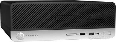 HP prodesk con monitor 24 philips  i3 9100 m.2 512