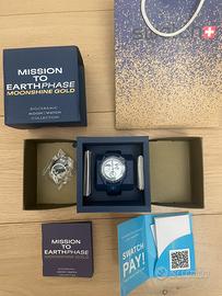 Omega x Swatch Moonshine Gold blue