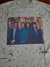 Maglietta concerto Pooh 1995 originale con firme