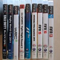 play station 3 con 2 joystick e 9 giochi
