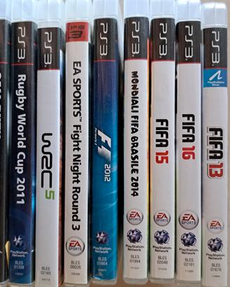 play station 3 con 2 joystick e 9 giochi