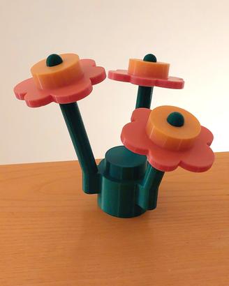 Fiori stile Lego in stampa 3D