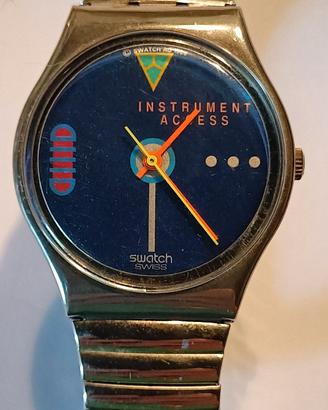 Swatch vintage Cold Steel Blue Face