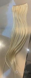 10 x fasce extension capelli Balmain bionde 40 cm