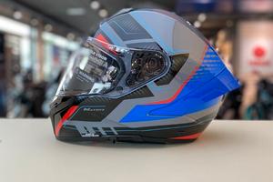 Airoh Matryx Rocket Blue/Red Gloss