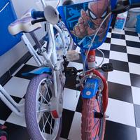 Bicicletta frozen  e spiderman