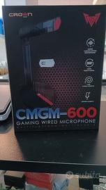 Microfono da gaming connettore jack 3.5mm Crown Mi