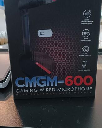 Microfono da gaming connettore jack 3.5mm Crown Mi