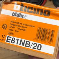 Magnetotermici bticino