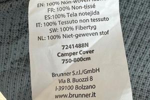 Telo Copertura Camper Brunner
