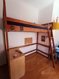 LETTO IKEA LEGNO MASSELLO