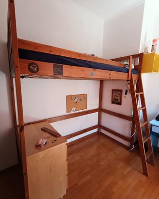 LETTO IKEA LEGNO MASSELLO
