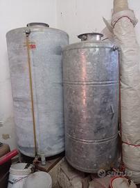 Serbatoi zincati con sistema di controllo livello