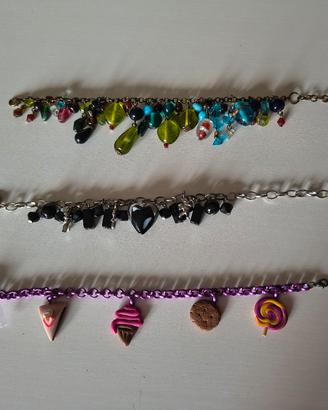 Set bracciali con charm