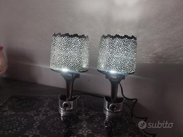 lampade  con pistone