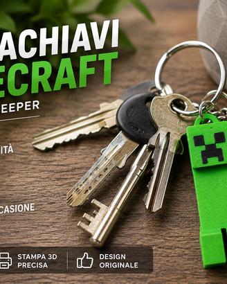 🟩 Portachiavi Creeper Minecraft 🟩