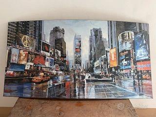 Serigrafia di New York su pannello legno "faesite"